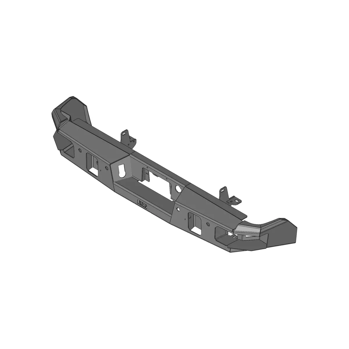 Flog Industries Steel Demon Series Rear Bumper, 2020-2023 Sierra L5p 2