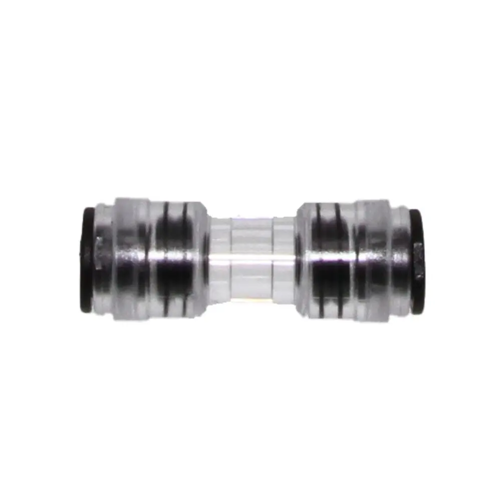 John Guest Nc673 Clear Bodied Straight Tube Connector 8Mm X 8Mm 2