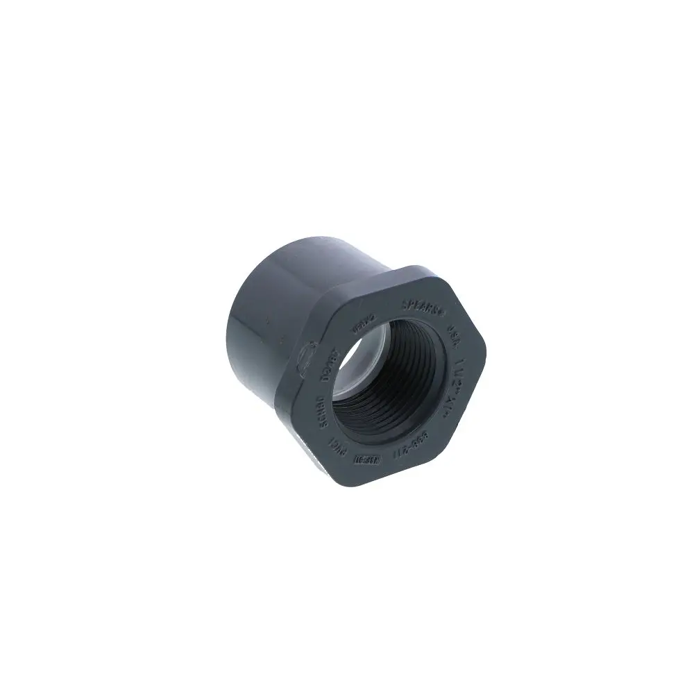 Schedule 80 Pvc Bushing 1-1/2" Spigot X 1" Fpt 1