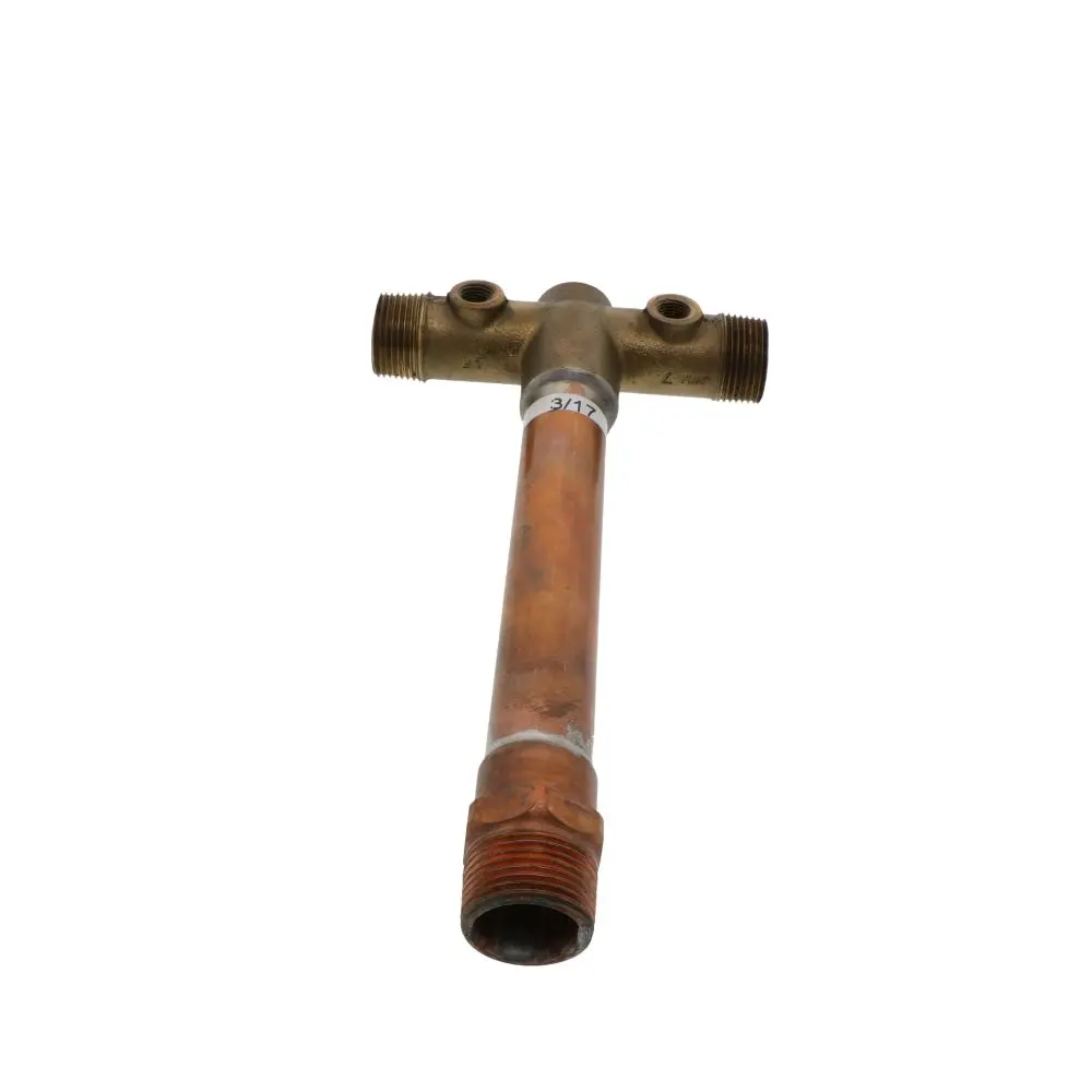 Brass Tank Cross 1" X 3/4" X 10" W/ 1 Tap 2