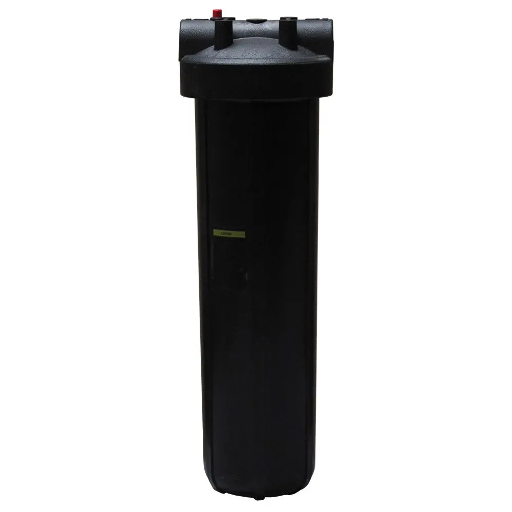 Watts Flowmatic 20" Full Flow Water Filter Housing Black/Black W/ Pr - 1" Fpt 1