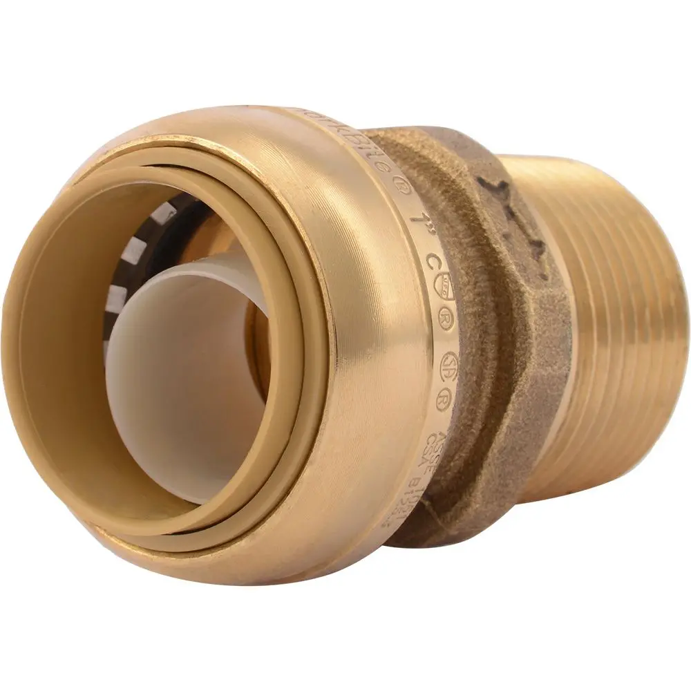 Sharkbite® U140lf Lead-Free Brass Push-To-Connect Male Adapter - 1" X 1" Mpt 1