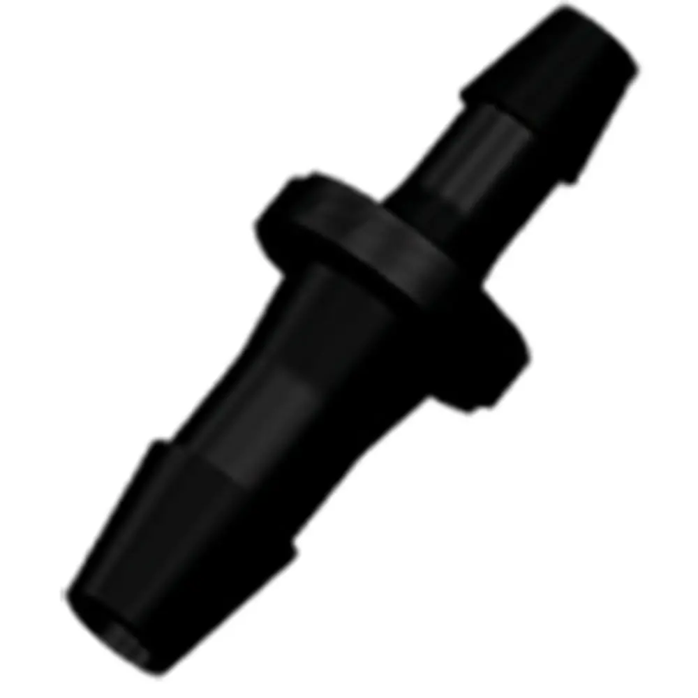 Fitquik Nylon Tube To Tube Straight Reducer Fitting - 1/4 Id X 3/16 Id - Black 1