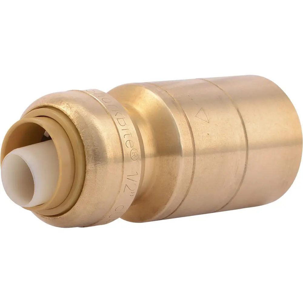 Sharkbite® U722lf Lead-Free Brass Push-To-Connect Reducing Stem - 1/2" X 1" Cts 1