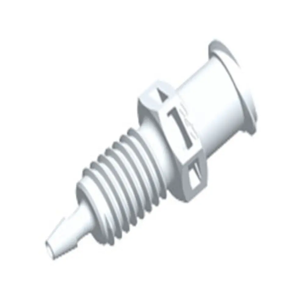 Pmlf2130 Luer Fitting White Nylon Panel Mount Female Luer X 1/16 Hb 1