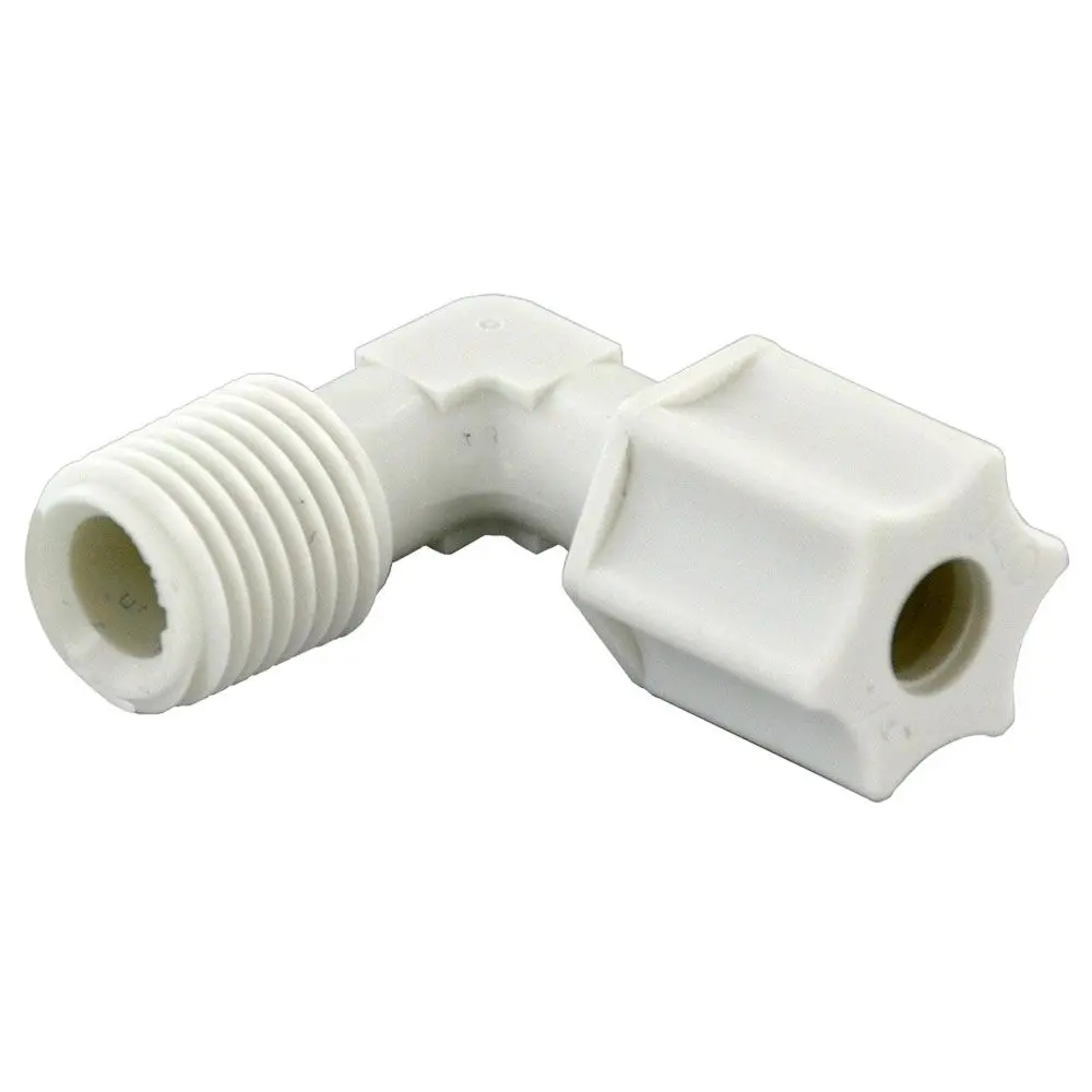Jaco 40-10-8-P-Pg Polypropylene Male Elbow 5/8 Od Tube X 1/2 Mpt 1