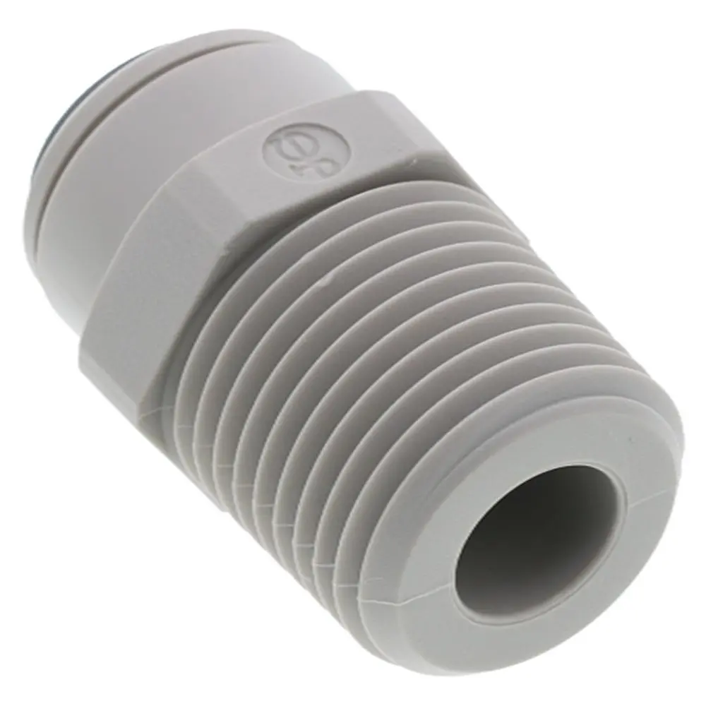 John Guest Male Connector - 3/8 X 1/2  Nptf 1