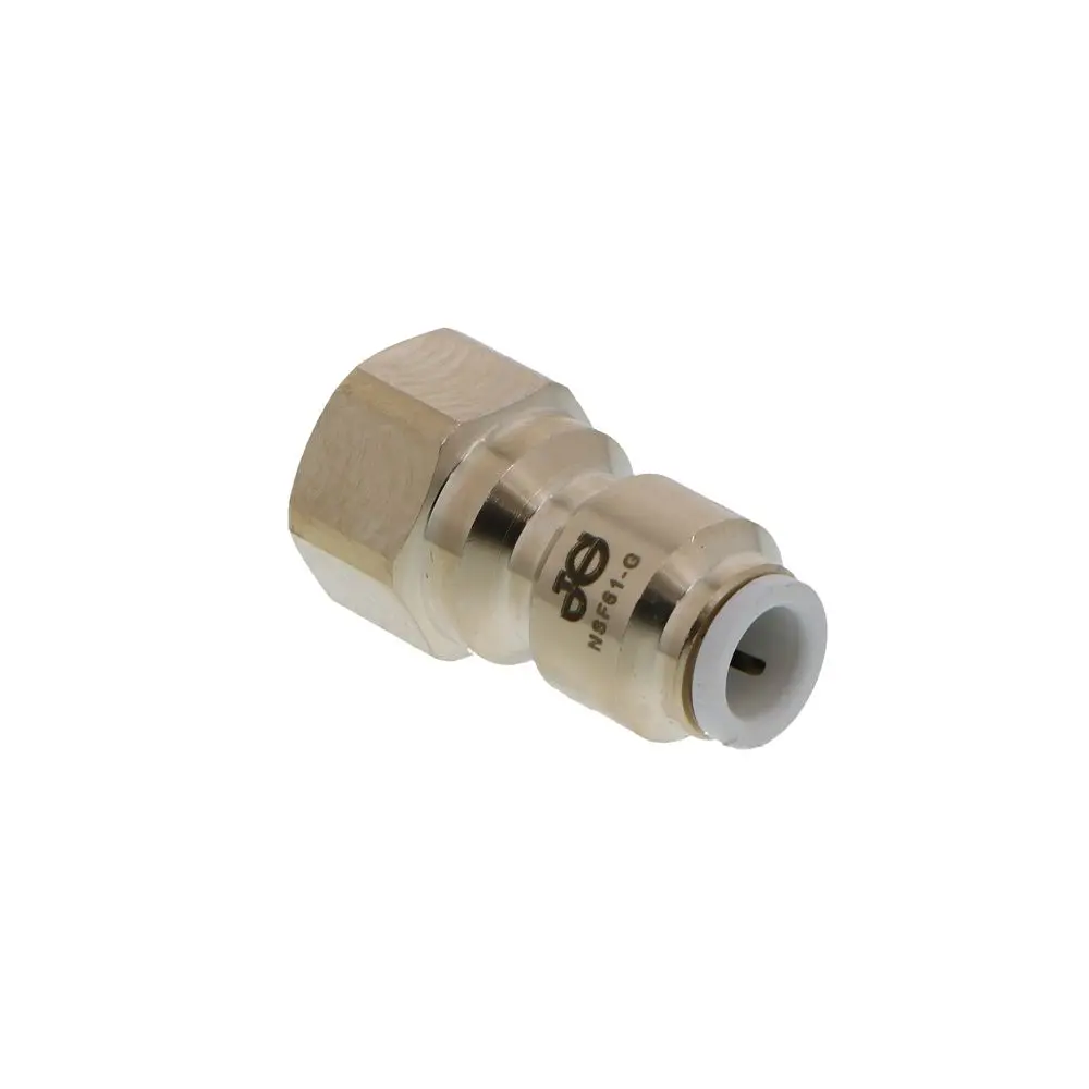 John Guest Lead Free Brass Flare Female Connector - 1/4 X 1/4 Ffl 1