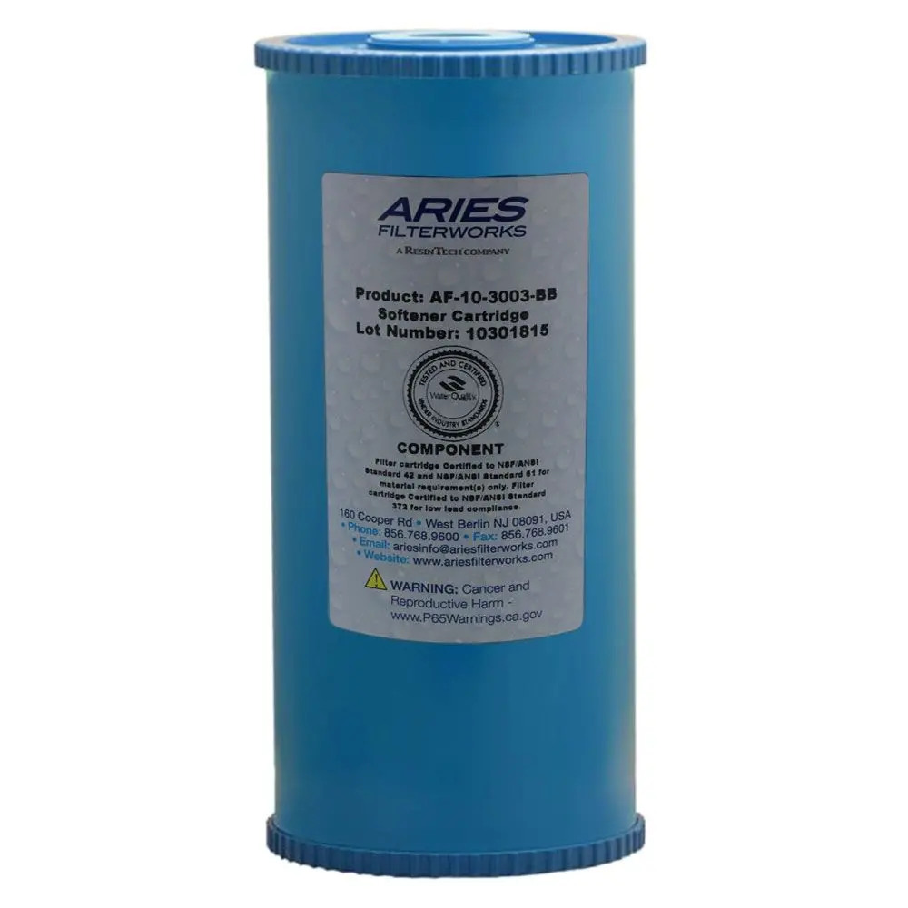 Aries 10" Bb Softening Resin Cartridge 1