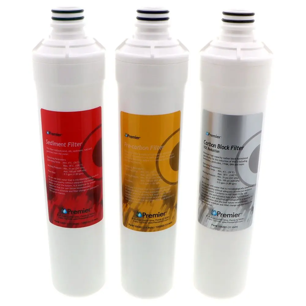 Watts Premier 531109 Ro Pure Plus Voc One Year Filter Kit 1