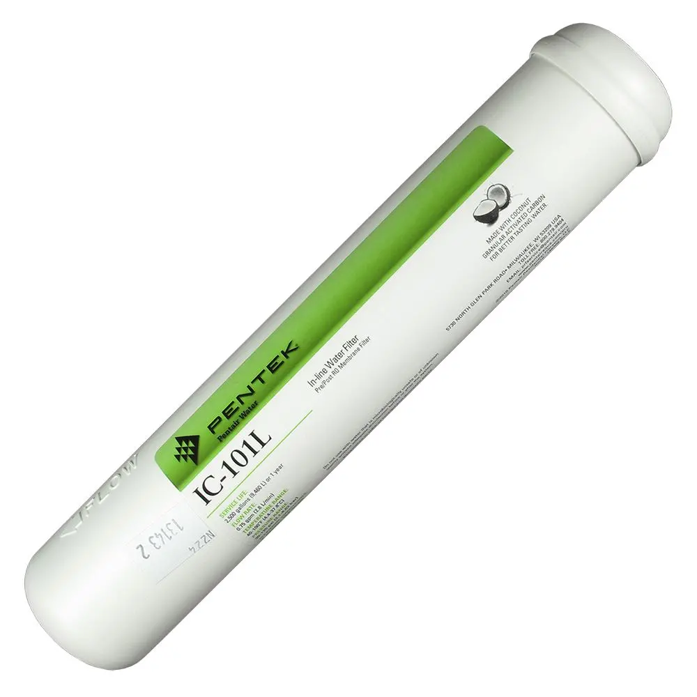Pentek Ic-101L Taste/Odor Inline Ro Postfilter 1/4" Fpt 1