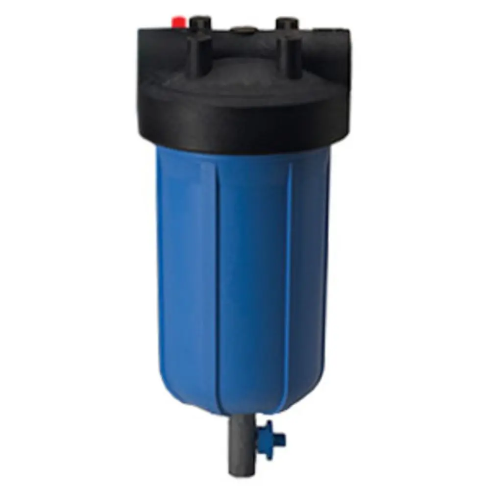 Pentek 10" Big Blue Water Filter Housing With Pr And Drain Valve 1