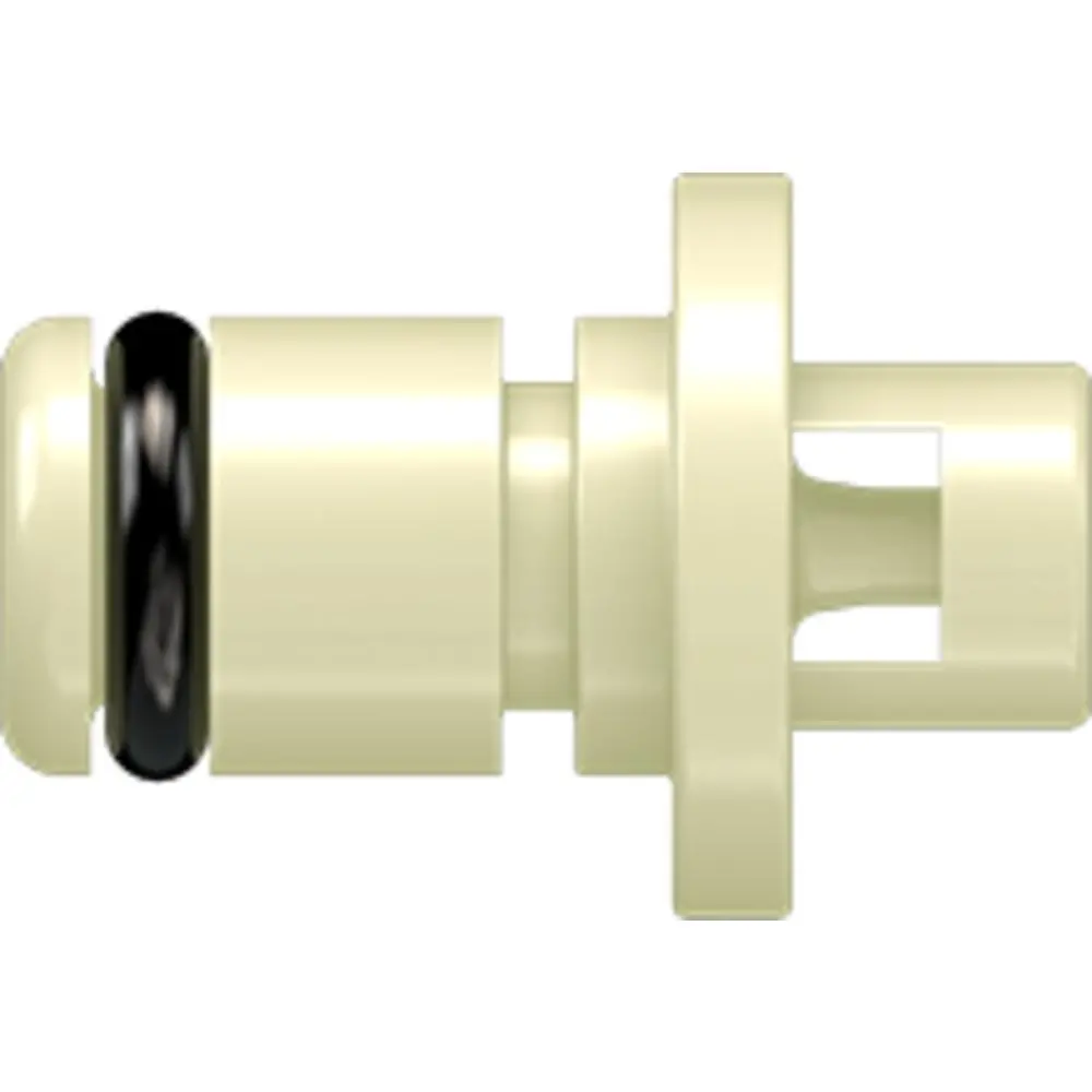 Linktech 20Pp Series Straight Male, Non-Valved, 1/16" Hb, Molded Almond Color, Polypropylene 1