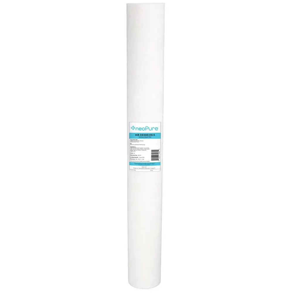 Neo-Pure Mb-25200-05-S 2-1/2" X 20" Polypropylene Sediment Depth Filter 5 Mic 1
