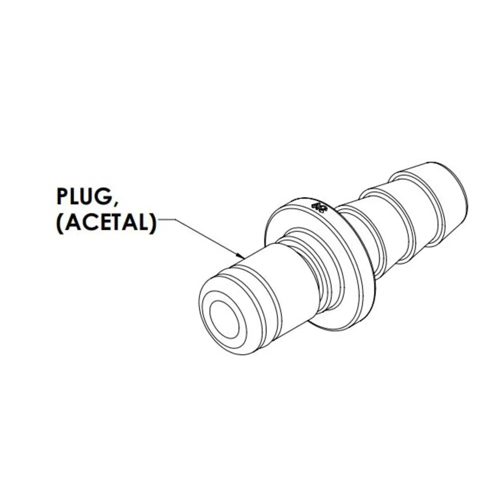 Linktech 20Ac Series In-Line Plug, Nv, 1/4" Hb 2