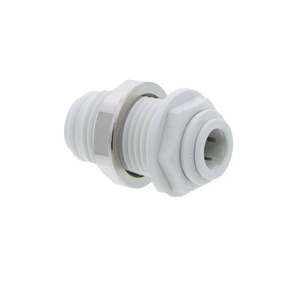 John Guest Bulkhead Union Polypro - 3/8 2