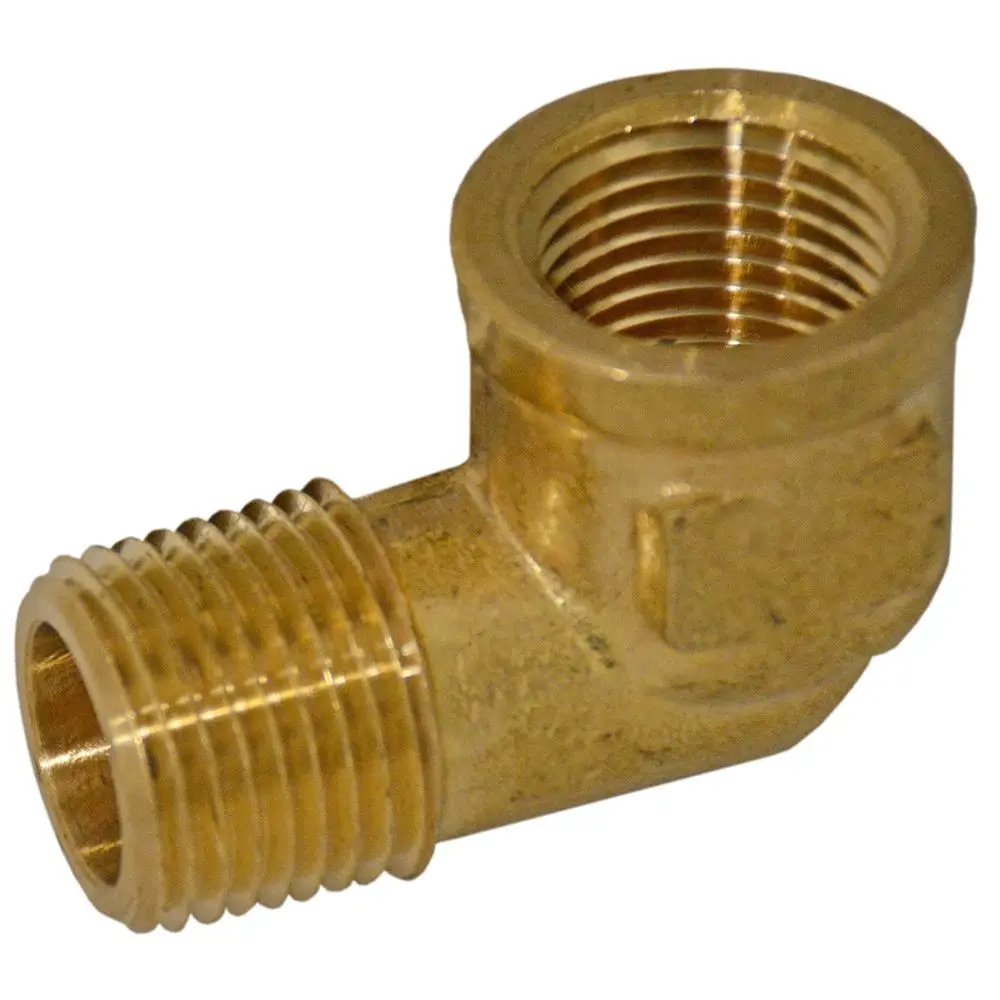 Lead-Free Brass Street Elbow - 3/8 Mpt X 3/8 Fpt 1