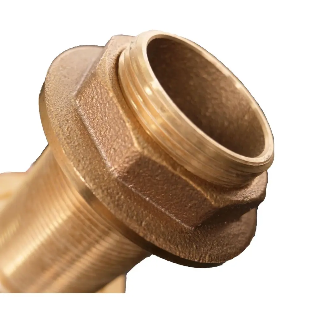 Watts Marine Bronze Thru-Hull Assy With Nut - 1-1/2" Npsm 2