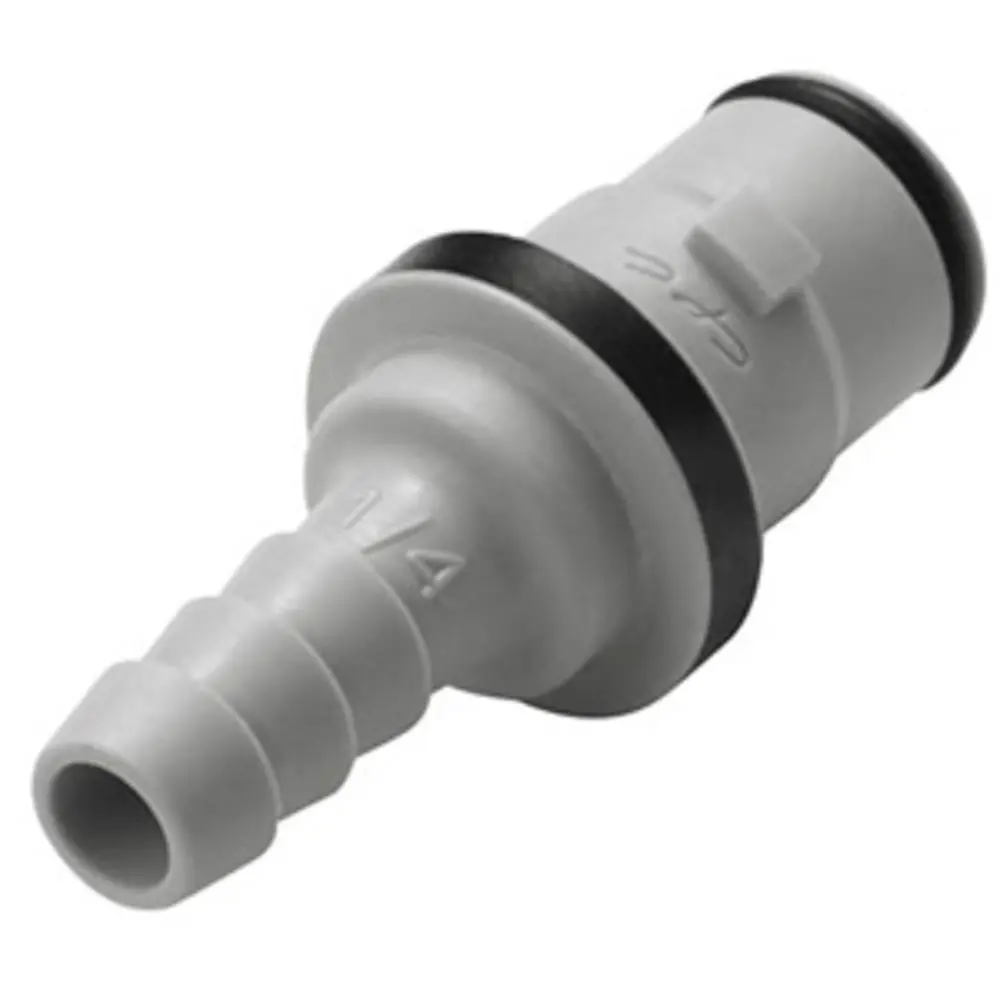 Ns2d2204 Valved In-Line Hose Barb Coupling Insert 1/4 Id Barb 1