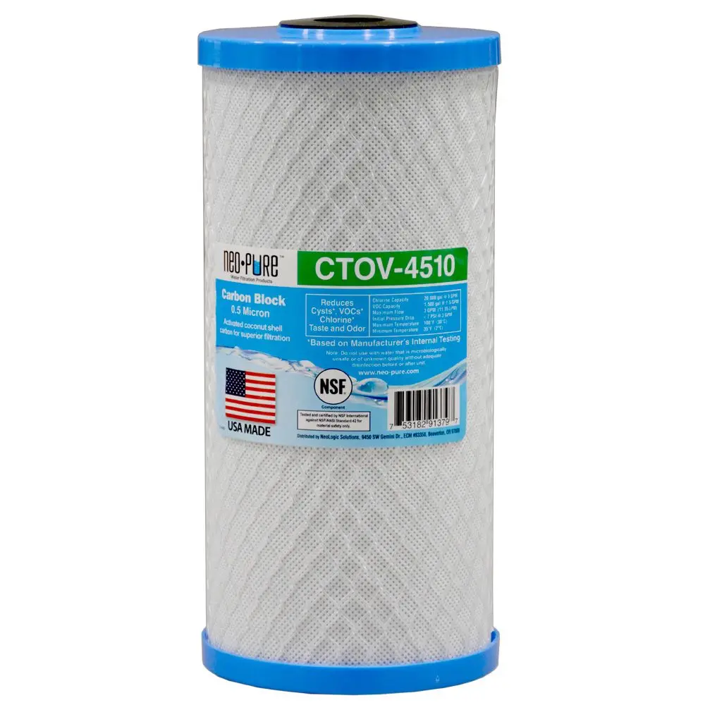 Neo-Pure Ctov-4510 Carbon Block Filter Cartridge 1