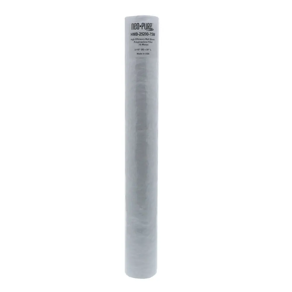 Neo-Pure Hmb-25200-75W 20" High Efficiency Meltblown Filter 75 Micron 1