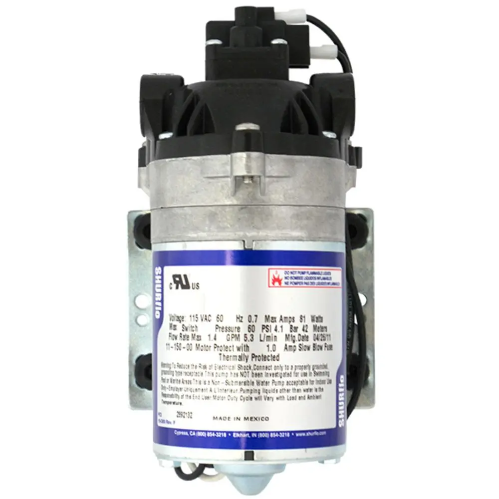 Shurflo 8005-243-256 Demand Pump 1.4 Gpm 60 Psi 12Vdc 1