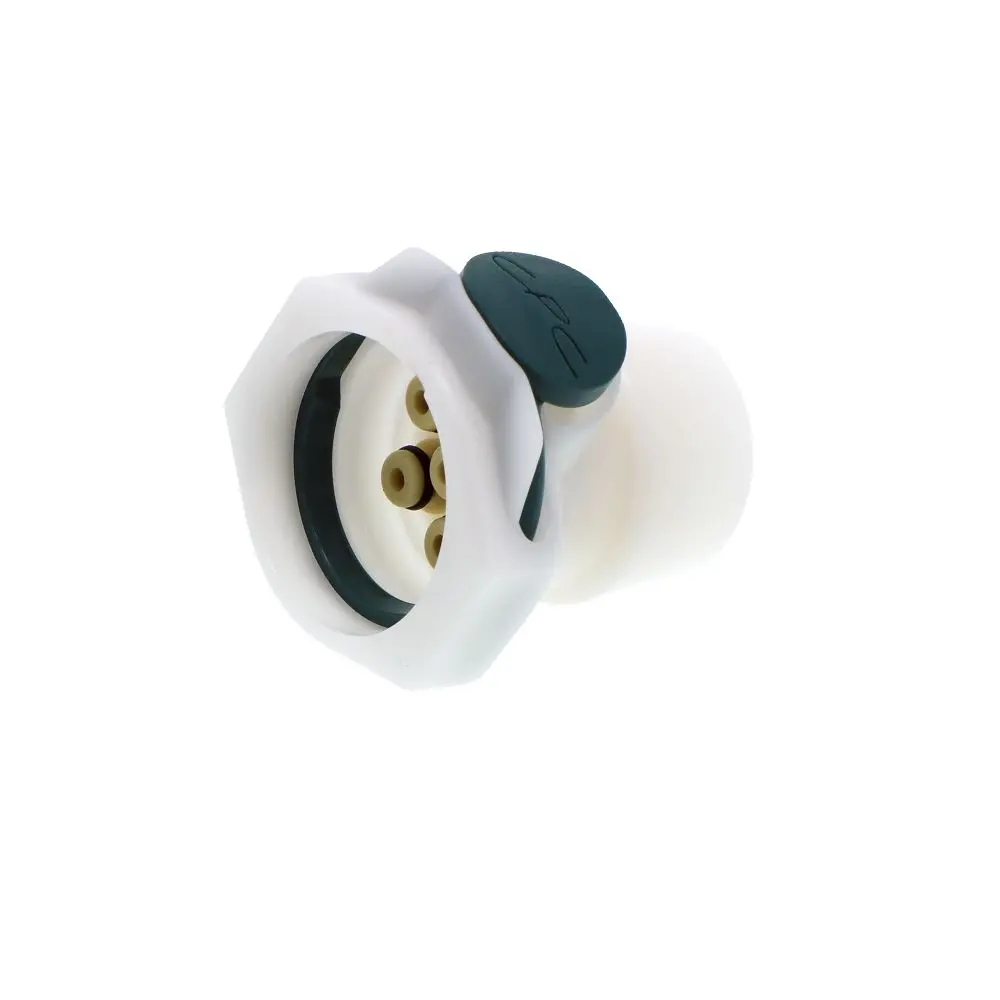 Sxm170212 Non-Valved Hose Barb Coupling Body With Male Fitting Inserts 1/8 Id Barb 1