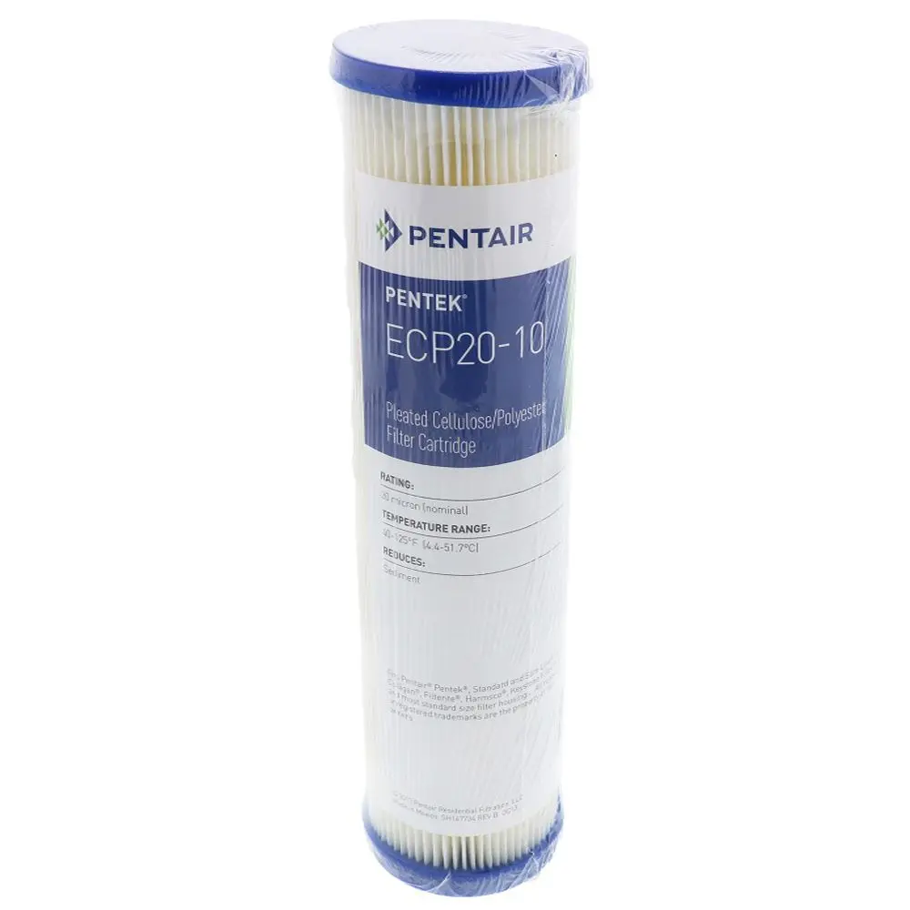 9-3/4" Pentek Pleated Cellulose-Polyester Ecp20-10 20 Mic Filter 2