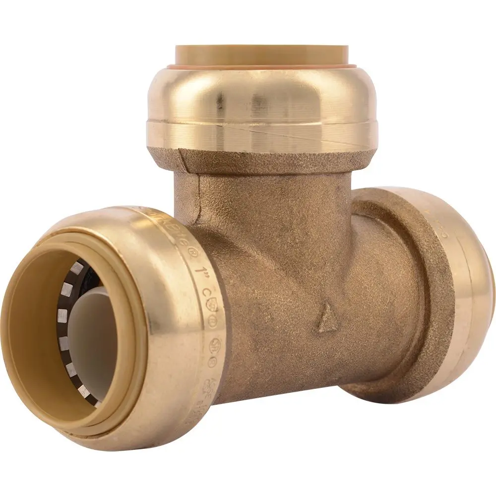 Sharkbite® U374lf Lead-Free Brass Push-To-Connect Tee - 1" X 1" X 1" 1
