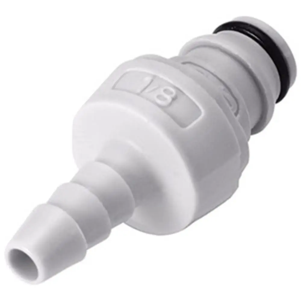Ns1d220212 Valved In-Line Hose Barb Coupling Insert 1/8 Id Barb 1