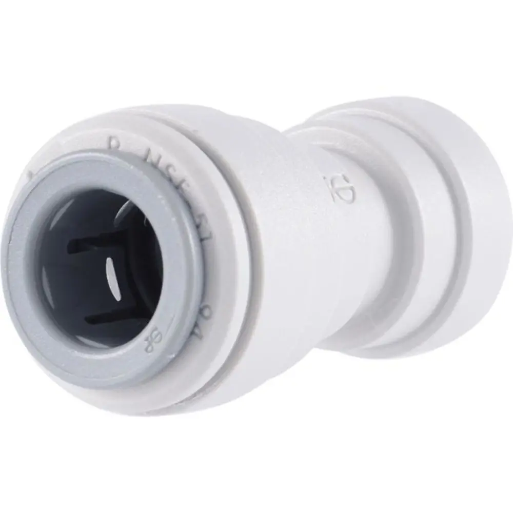 John Guest 5/16" X 5/32" Acetal Reducing Union Connector - Gray 1