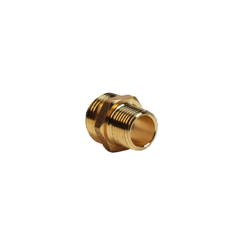 Garden Hose Mgh X Mip Adapter 3/4 Gh X 1/2 Mip, Brass Lf 1