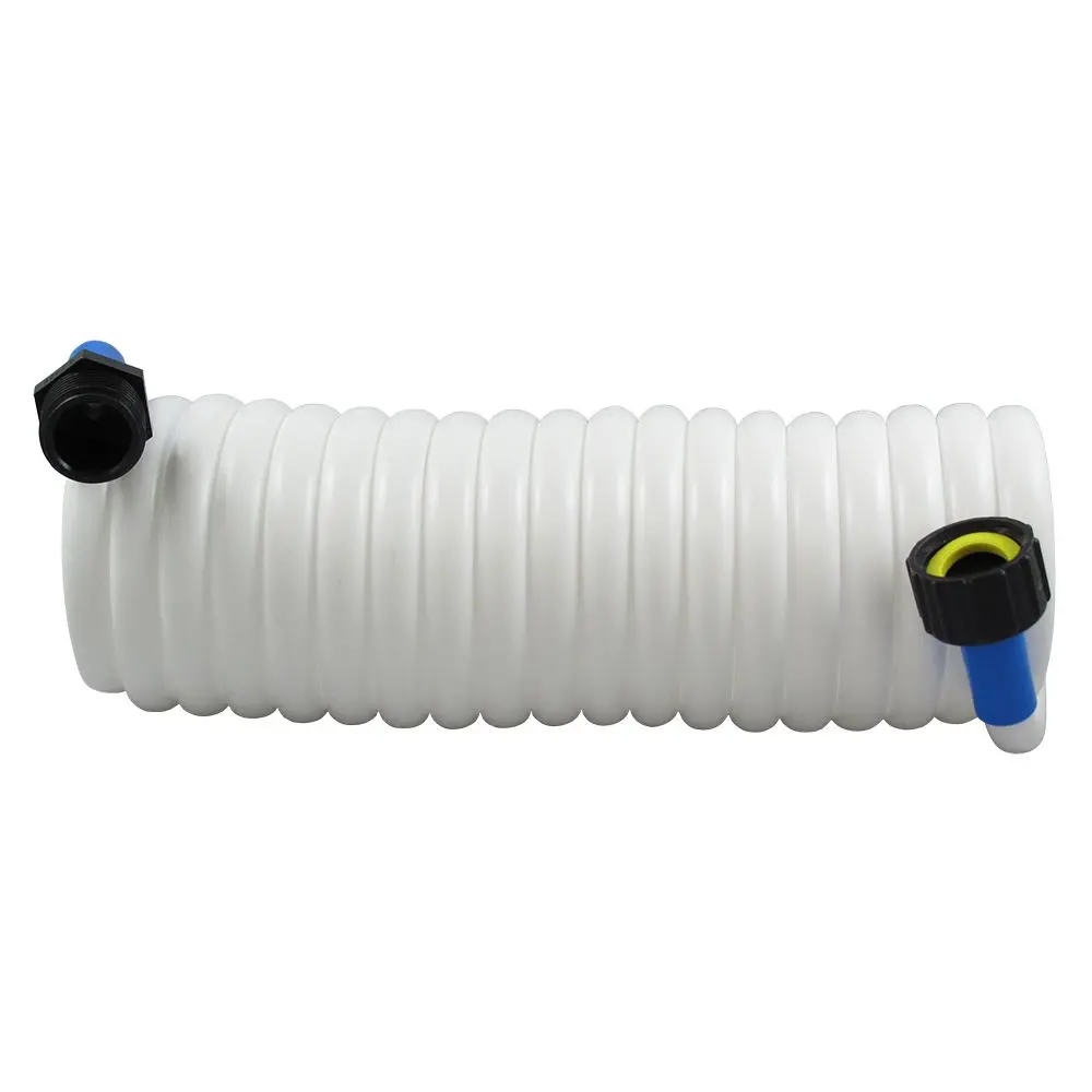Watts Aqualock/Seatech - Ec25201wx Supercoil Hose 25' White 3/4" Ght 1