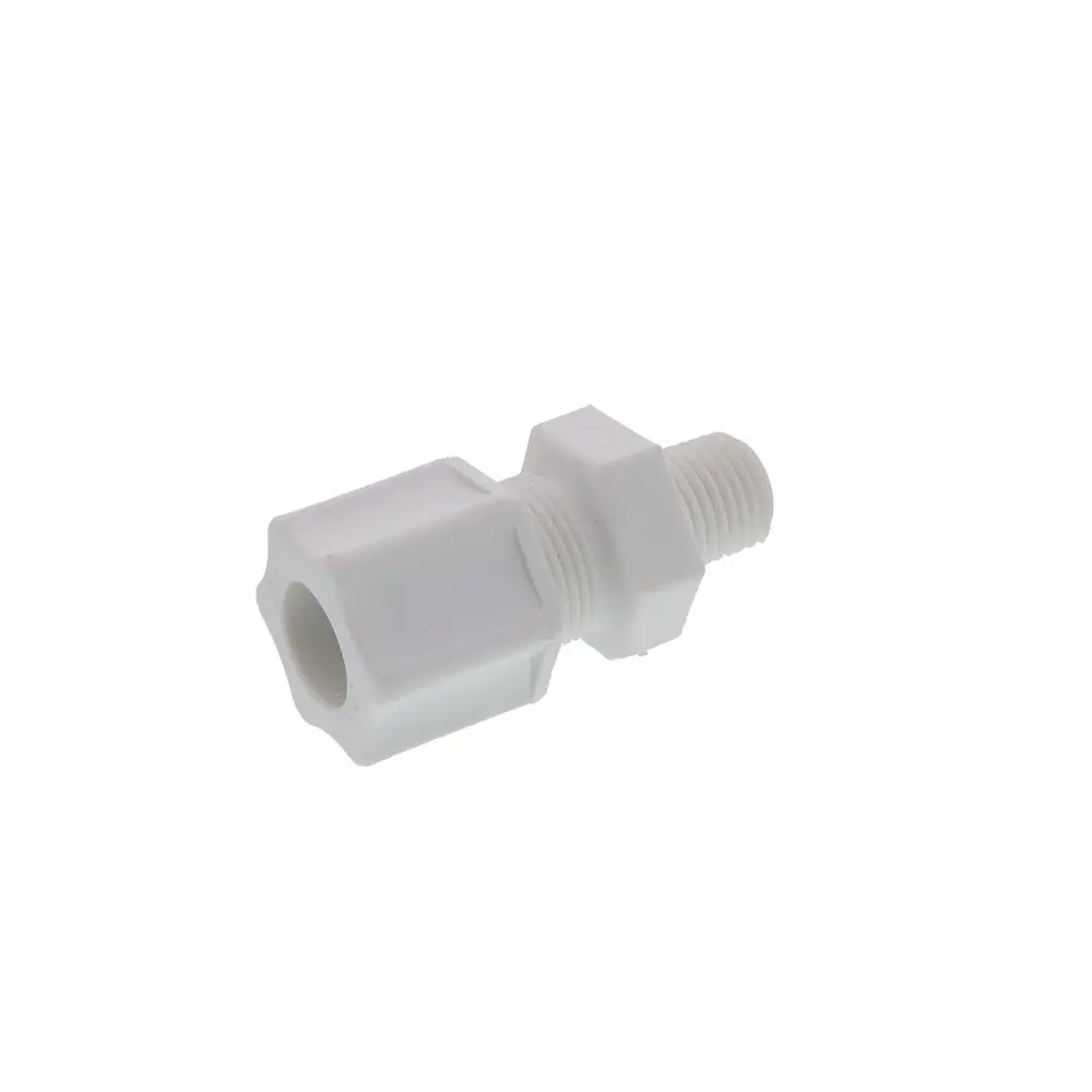 Jaco 10-8-4-P-O Polypropylene Male Connector 1/2 Od Tube X 1/4 Mpt 1