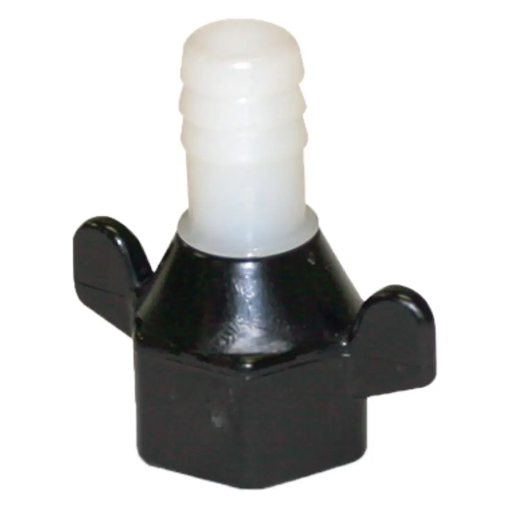 Wingnut Swivel Shurflo 1/2" Fpt X 3/8 Barb Poly 1