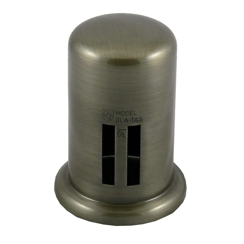 Brass Cover Cap For Twin Inlet Air Gap - Soft Pewter 1