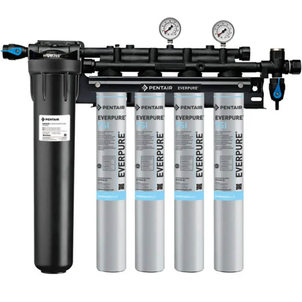Everpure Ev932477 Insurice Quad Pf-7Si Water Filter System With Pre-Filter 1