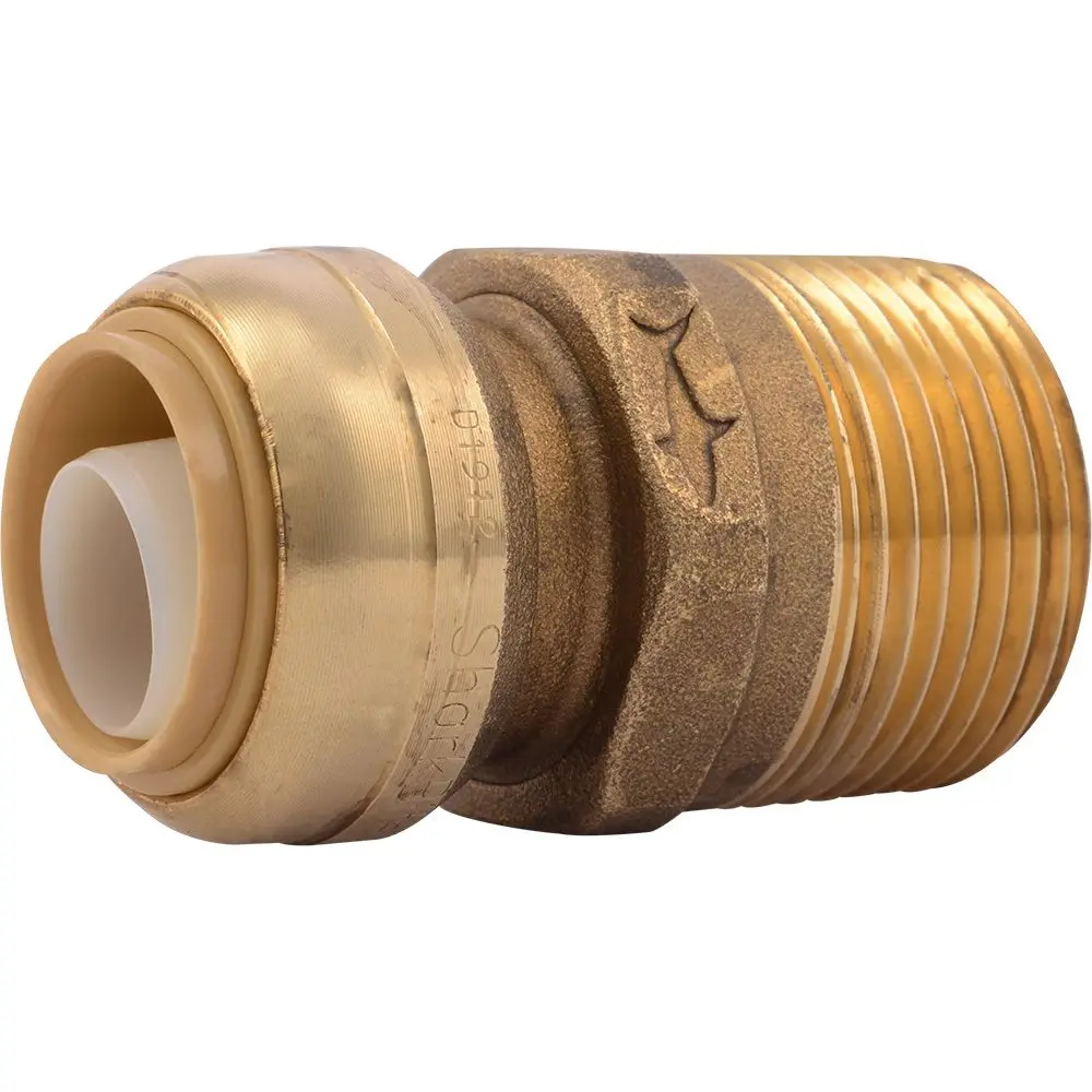 Sharkbite® U139lf Lead-Free Brass Push-To-Connect Male Adapter - 3/4" X 1" Mpt 1