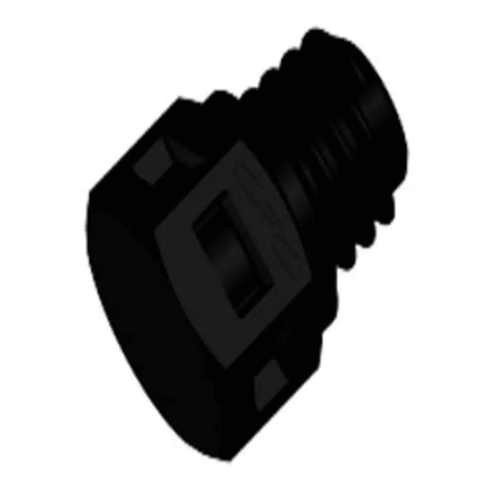 Mp31 Plug Fitting Black Nylon Tapered 10-32 1