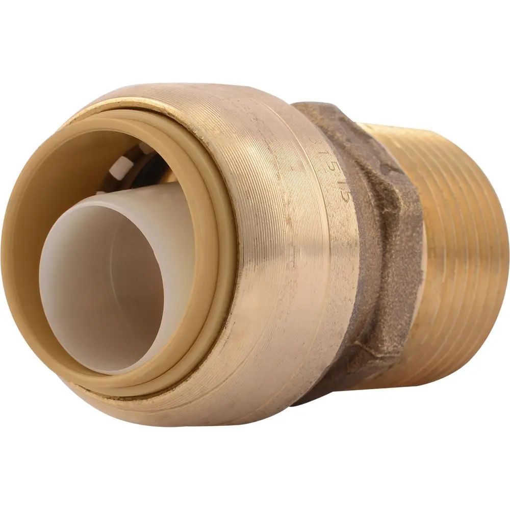 Sharkbite® U134lf Lead-Free Brass Push-To-Connect Male Adapter - 3/4" X 3/4" Mpt 1