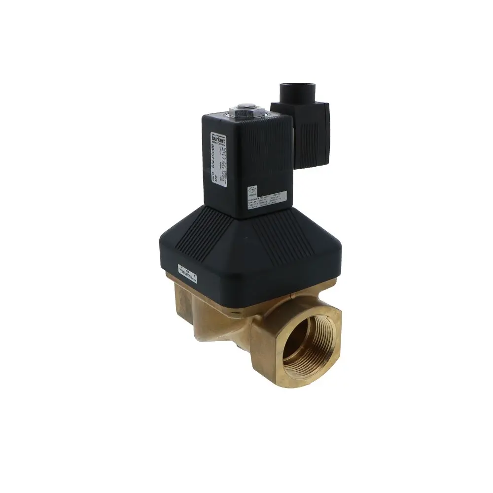 Burkert 2-Way Solenoid Valve Normally Closed 1-1/2 Fpt 240V 1