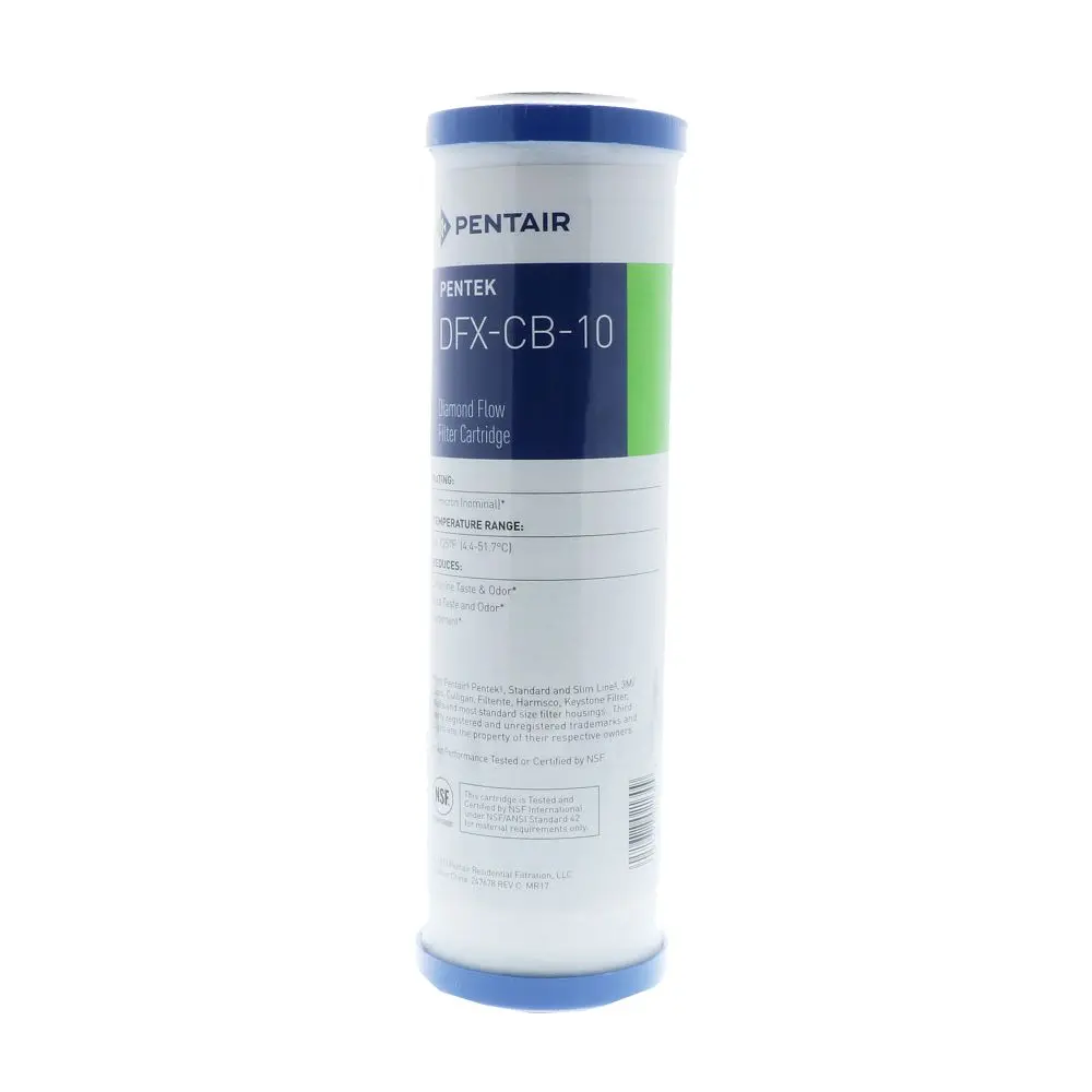 Pentek Dfx-Cb-10 Diamond Flow Polyspun/Carbon Block 10 Mic Filter 1