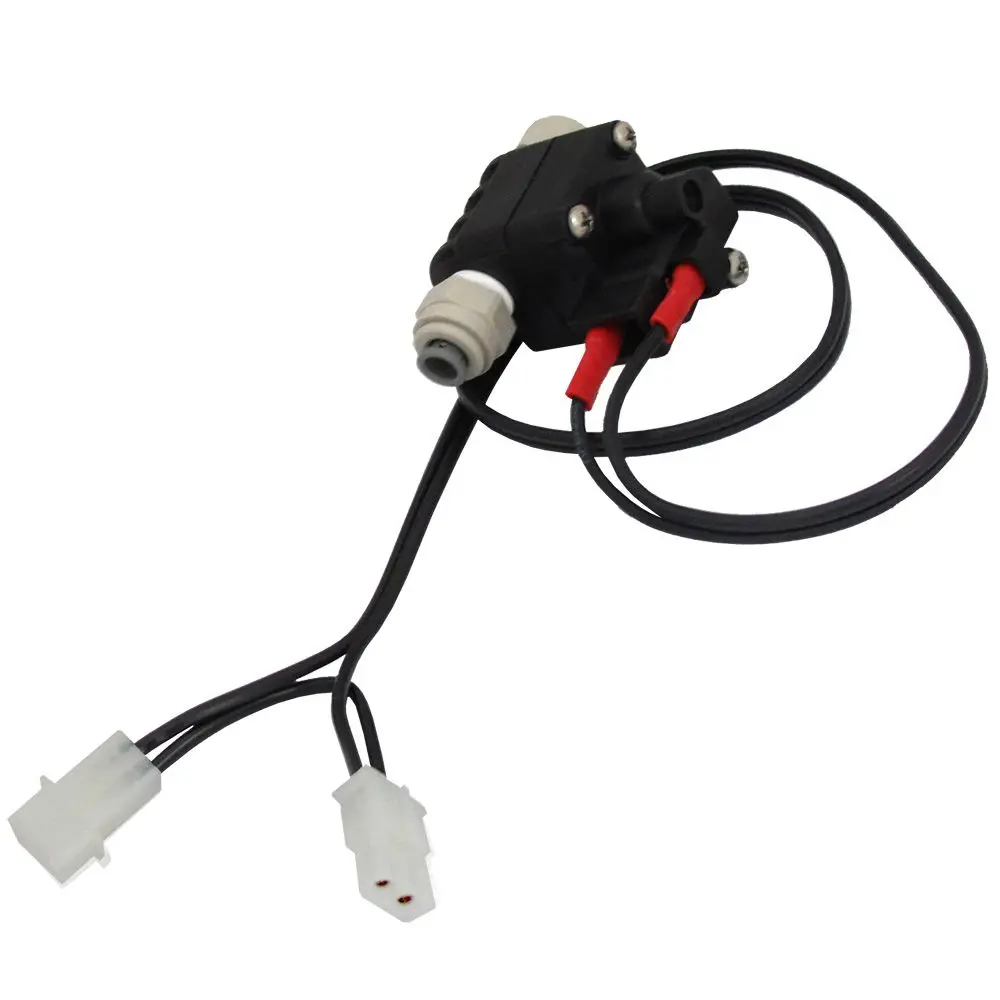 Shurflo Tank Pressure Switch With Wire Harness & 1/4" Qc Fittings 1