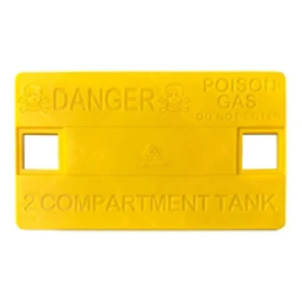 Warning Placards (2" Compartment Tank) 1