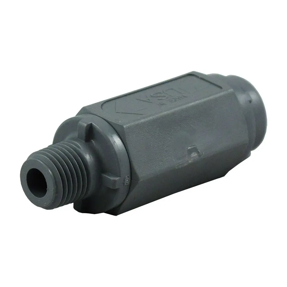 Check Valve 426 Series Pvc Gray 1/4 Fpt X 1/4 Mpt Buna 1