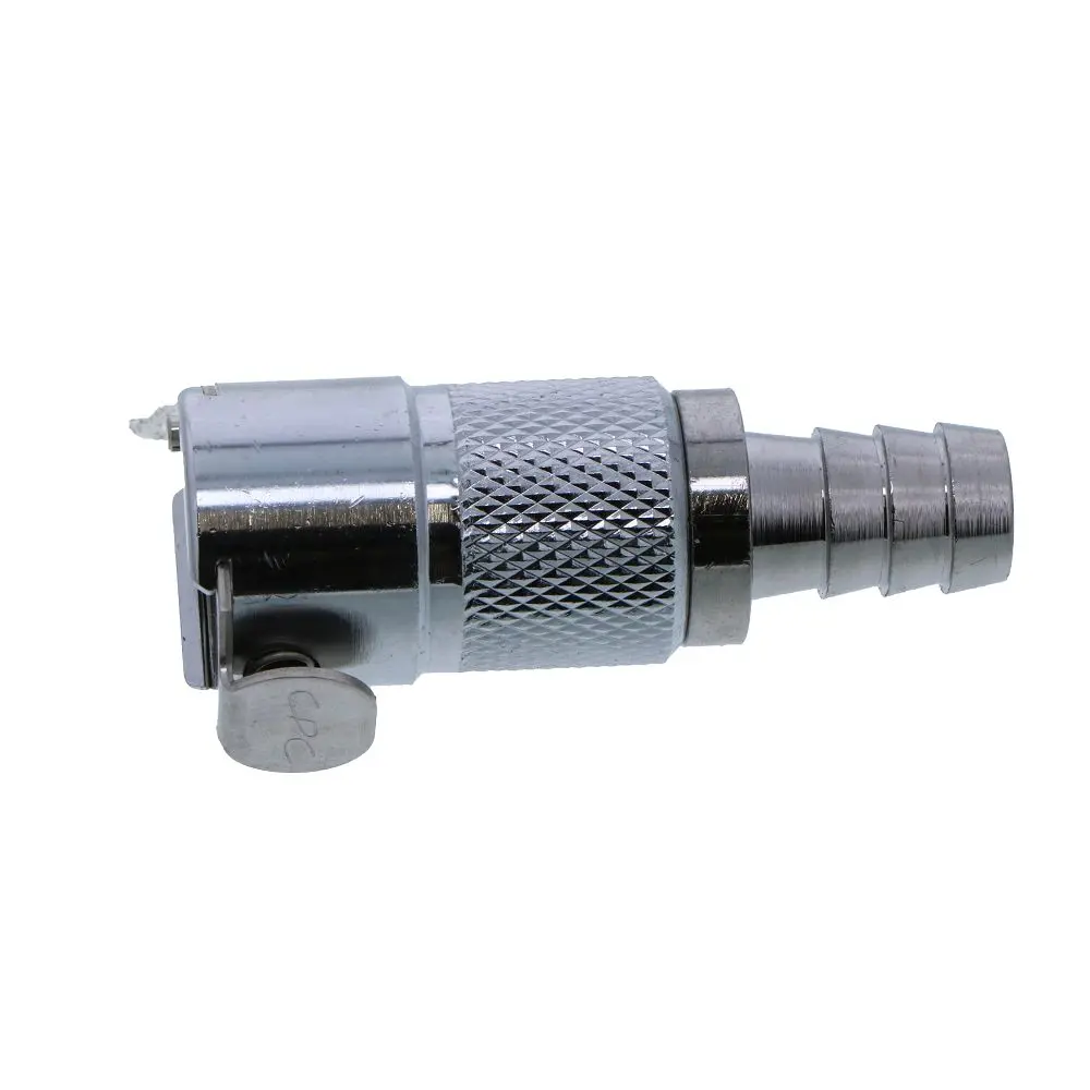 Lcd17006v Valved In-Line Hose Barb Coupling Body 3/8 Id Barb Fkm (Viton) O-Ring 3