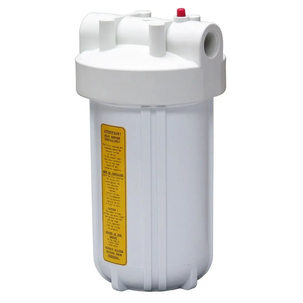 Watts Flowmatic 10" Full Flow Water Filter Housing White/White W/ Pr - 1" Fpt 1