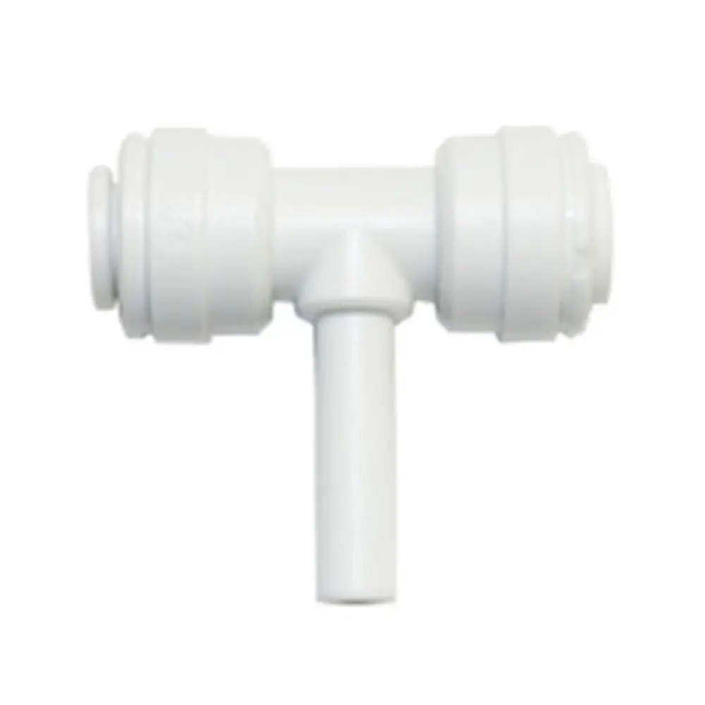 John Guest Branch Stem Tee - 1/4 X 1/4 X 1/4 Od Stem Branch 1