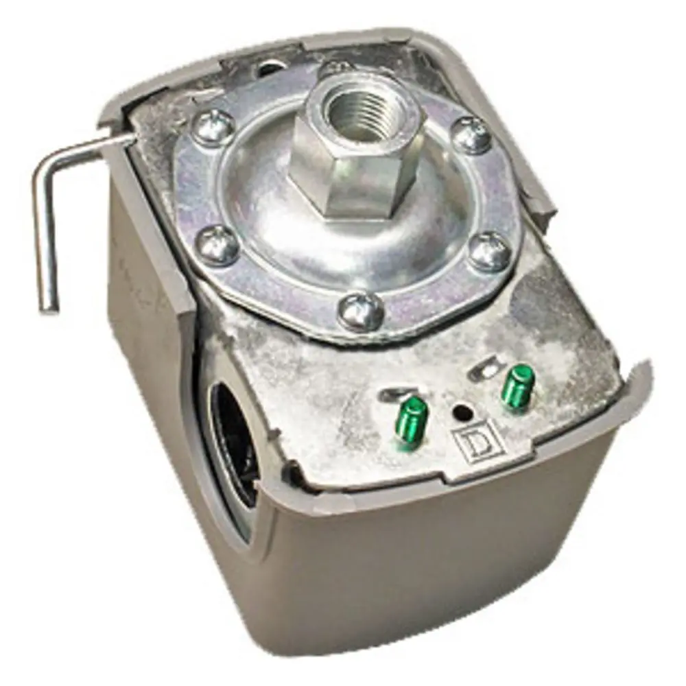 Square D Pressure Switch, Low Pressure 30/50 Adjustable, Dpst, Diaphragm 1/4 Fpt 2