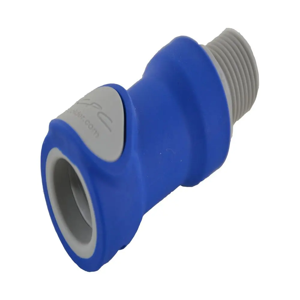 Ns6d10008bsptmblu Valved Male Thread Coupling Body 1/2 Bspt 1
